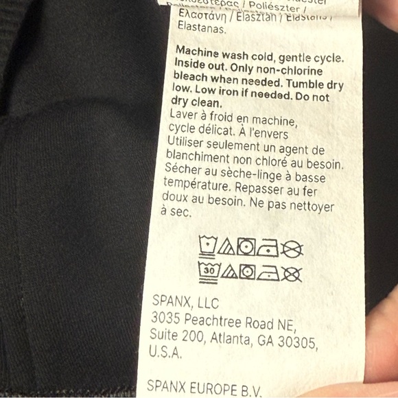 SPANX Air Essential Strapless Jumpsuit 2X Tall Black Airluxe WideLeg Comfy Femme - Picture 17 of 17